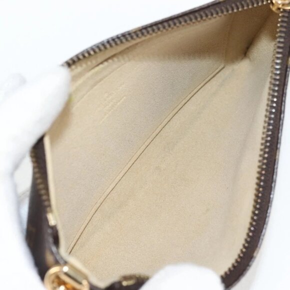 LOUIS VUITTON Monogram Chain Pochette Mila MM Pouch M60094 Auth 133662V - Picture 11 of 16